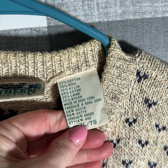 Vtg Northern Reflections Wool cardigan - Picture 8 of 8